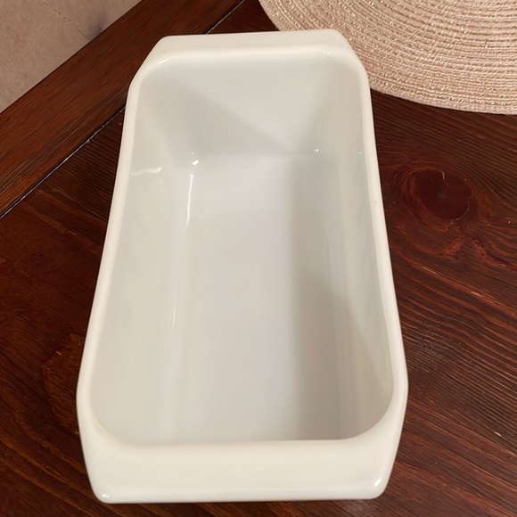 Vintage pyrex loaf pan blue snowflake garland - Picture 3 of 3